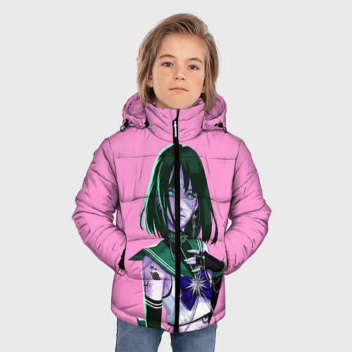 Зимняя куртка для мальчика SAILOR MOON / 3D-Светло-серый – фото 3