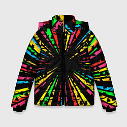 Куртка зимняя для мальчика MARSMELLO, цвет: 3D-черный