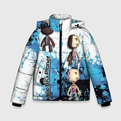 Куртка зимняя для мальчика Little Big, цвет: 3D-черный