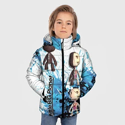 Куртка зимняя для мальчика Little Big, цвет: 3D-черный — фото 2