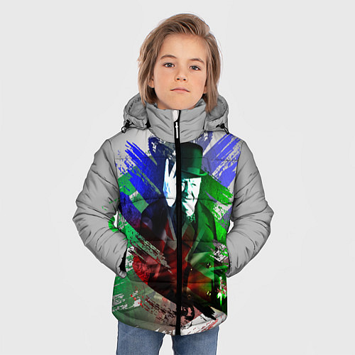 Зимняя куртка для мальчика Winston Churchill / 3D-Светло-серый – фото 3