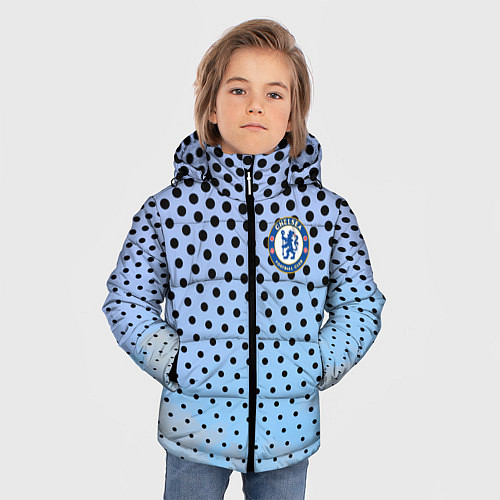 Зимняя куртка для мальчика Челси / 3D-Светло-серый – фото 3