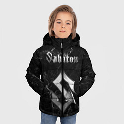 Куртка зимняя для мальчика SABATON, цвет: 3D-черный — фото 2
