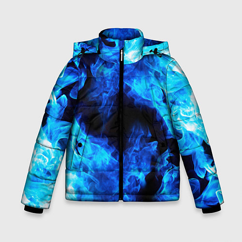 Зимняя куртка для мальчика СИНИЙ ОГОНЬ / 3D-Светло-серый – фото 1
