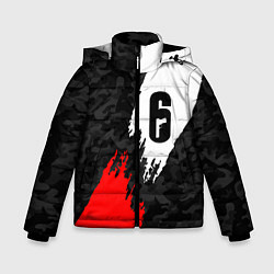 Куртка зимняя для мальчика RAINBOW SIX SIEGE, цвет: 3D-черный