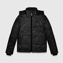 Куртка зимняя для мальчика BLACK GRUNGE, цвет: 3D-черный
