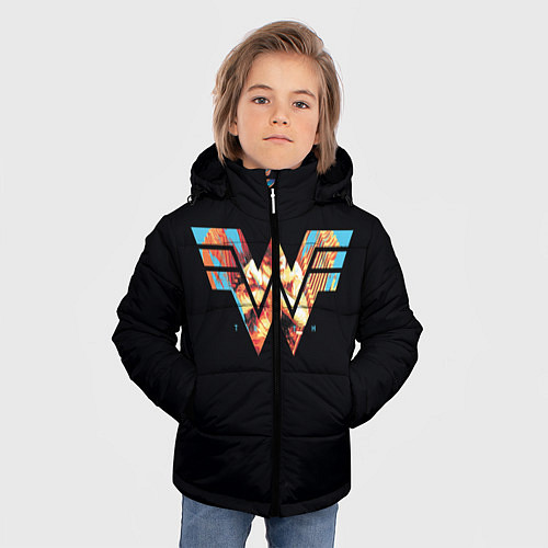 Зимняя куртка для мальчика Wonder Woman / 3D-Светло-серый – фото 3