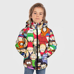 Куртка зимняя для мальчика South Park персонажи, цвет: 3D-черный — фото 2