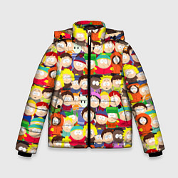 Куртка зимняя для мальчика ЮЖНЫЙ ПАРК, цвет: 3D-светло-серый