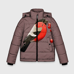 Куртка зимняя для мальчика Снегирь, цвет: 3D-черный