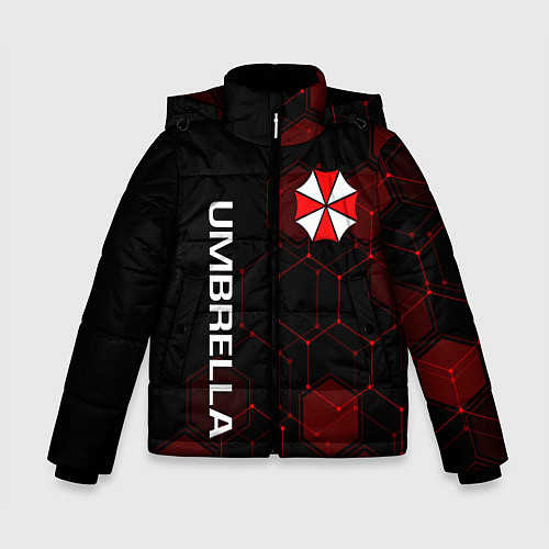 Зимняя куртка для мальчика UMBRELLA CORP / 3D-Светло-серый – фото 1