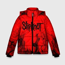 Куртка зимняя для мальчика SLIPKNOT, цвет: 3D-черный