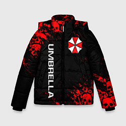 Куртка зимняя для мальчика UMBRELLA CORP, цвет: 3D-красный