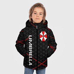 Куртка зимняя для мальчика UMBRELLA CORP, цвет: 3D-красный — фото 2