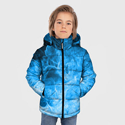 Куртка зимняя для мальчика ОГОНЬ BLUE, цвет: 3D-черный — фото 2