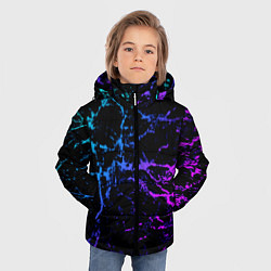 Куртка зимняя для мальчика МРАМОР NEON, цвет: 3D-черный — фото 2