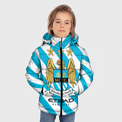 Куртка зимняя для мальчика Манчестер Сити, цвет: 3D-светло-серый — фото 2