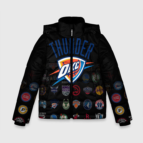 Зимняя куртка для мальчика Oklahoma City Thunder 2 / 3D-Красный – фото 1