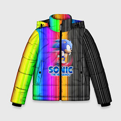 Куртка зимняя для мальчика SONIC 2020, цвет: 3D-черный