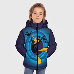 Куртка зимняя для мальчика Даффи Дак, цвет: 3D-светло-серый — фото 2