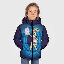 Куртка зимняя для мальчика Лола Банни, цвет: 3D-светло-серый — фото 2