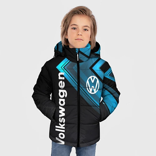 Зимняя куртка для мальчика Volkswagen / 3D-Черный – фото 3