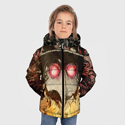 Куртка зимняя для мальчика Чумной доктор Мор, цвет: 3D-черный — фото 2