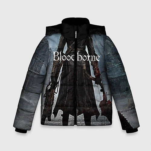 Зимняя куртка для мальчика Bloodborne / 3D-Красный – фото 1