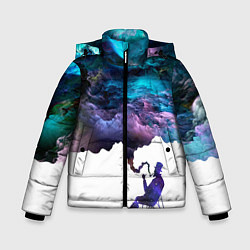Куртка зимняя для мальчика Smoky dreams, цвет: 3D-черный