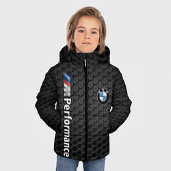 Куртка зимняя для мальчика BMW PERFORMANCE, цвет: 3D-светло-серый — фото 2