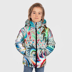 Куртка зимняя для мальчика ILLUSION STYLE, цвет: 3D-черный — фото 2
