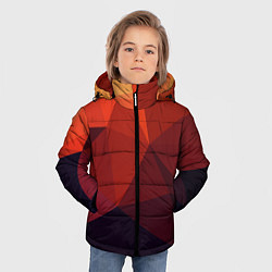 Куртка зимняя для мальчика Грани, цвет: 3D-черный — фото 2