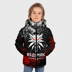 Куртка зимняя для мальчика The Witcher 3, цвет: 3D-красный — фото 2