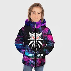 Куртка зимняя для мальчика The Witcher 3, цвет: 3D-черный — фото 2