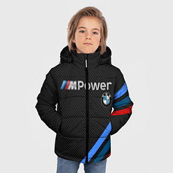 Куртка зимняя для мальчика BMW POWER CARBON, цвет: 3D-черный — фото 2
