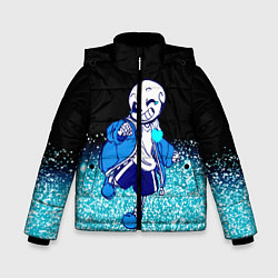 Куртка зимняя для мальчика Undertale, цвет: 3D-светло-серый