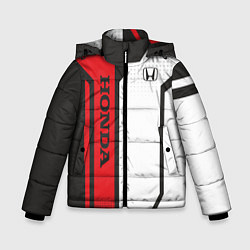 Куртка зимняя для мальчика Honda Driver team, цвет: 3D-светло-серый