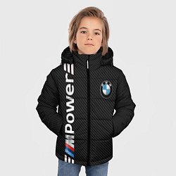 Куртка зимняя для мальчика BMW CARBON, цвет: 3D-черный — фото 2