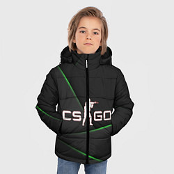 Куртка зимняя для мальчика CS background, цвет: 3D-черный — фото 2