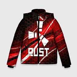 Куртка зимняя для мальчика RUST, цвет: 3D-красный