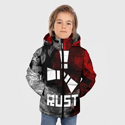 Куртка зимняя для мальчика RUST, цвет: 3D-черный — фото 2