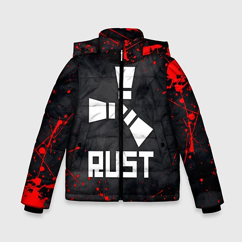 Зимняя куртка для мальчика RUST / 3D-Красный – фото 1