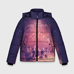 Куртка зимняя для мальчика BTS, цвет: 3D-красный