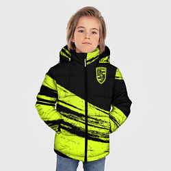 Куртка зимняя для мальчика Porsche, цвет: 3D-светло-серый — фото 2