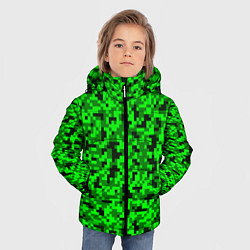 Куртка зимняя для мальчика КАМУФЛЯЖ GREEN, цвет: 3D-черный — фото 2