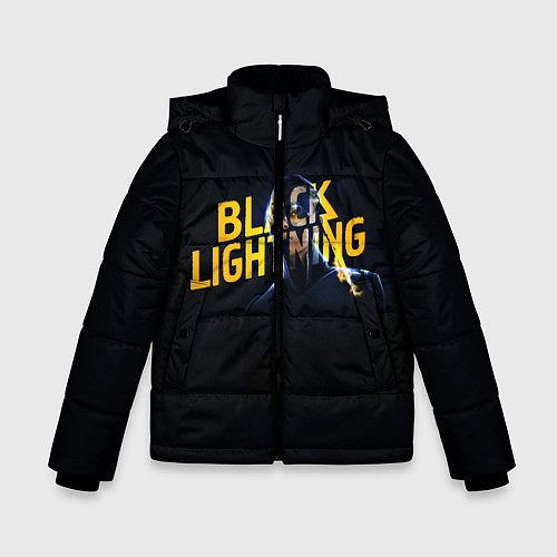 Зимняя куртка для мальчика Black Lightning - Thunder / 3D-Светло-серый – фото 1