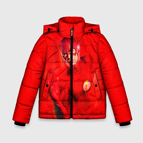 Зимняя куртка для мальчика The Flash / 3D-Светло-серый – фото 1
