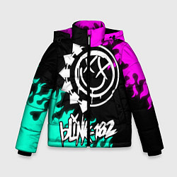Куртка зимняя для мальчика Blink-182 5, цвет: 3D-черный