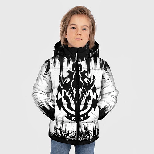Зимняя куртка для мальчика Overlord / 3D-Светло-серый – фото 3