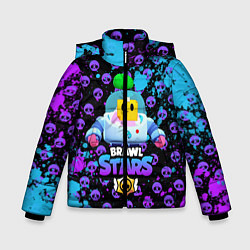 Куртка зимняя для мальчика Brawl Stars SPROUT, цвет: 3D-черный